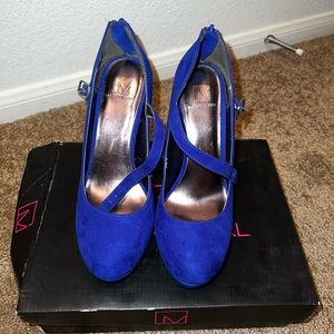 Blue High heels